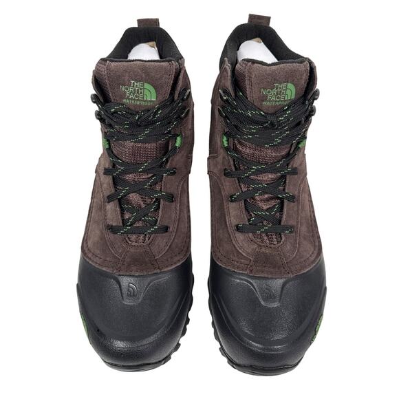 The North Face Snowfuse Winter Boots Men's Size 13 Brown Waterproof Suede - Picture 5 of 10